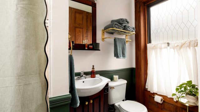 Transform Your Bathroom with a Trendy Sink Skirt for More Storage