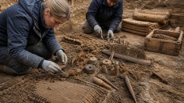 Discoveries of Viking Textile Site Illuminate Ancient Production Techniques