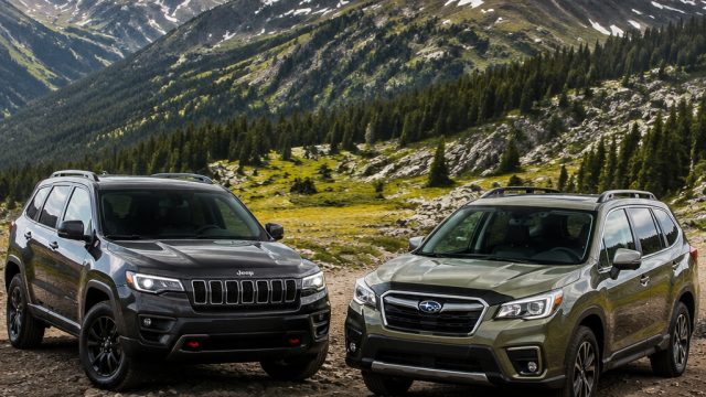 The Latest in Hybrid SUVs: Jeep Cherokee vs Subaru Forester