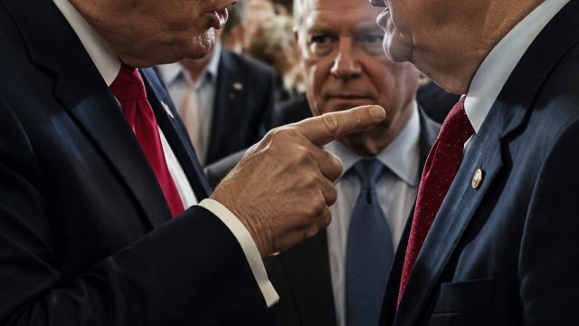 Trump's Tense Confrontation with GOP Sen